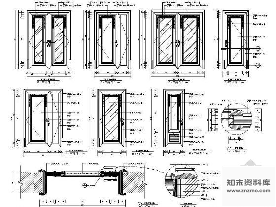 图块/节点豪华雕花木门详图 通用节点