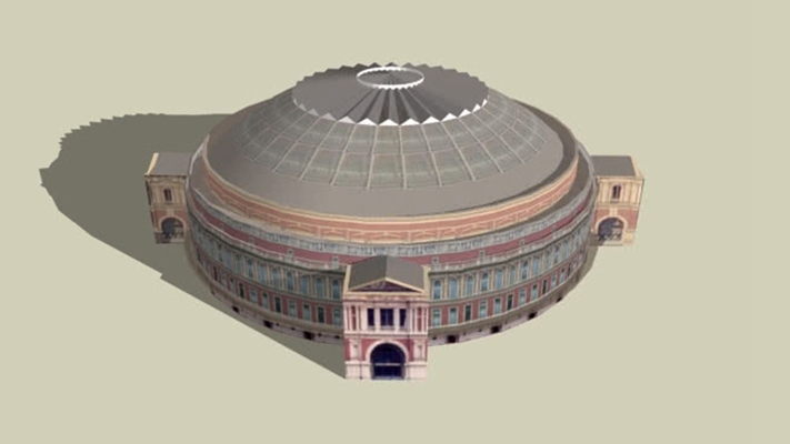 艺术风格建筑 草图大师模型