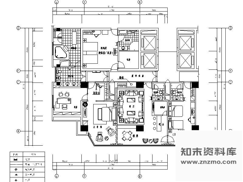 施工图某四星大酒店设计装修图(含效果)