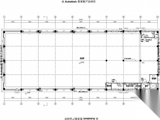 [内蒙古]成品库房给排水消防施工图 建筑给排水 给排水图