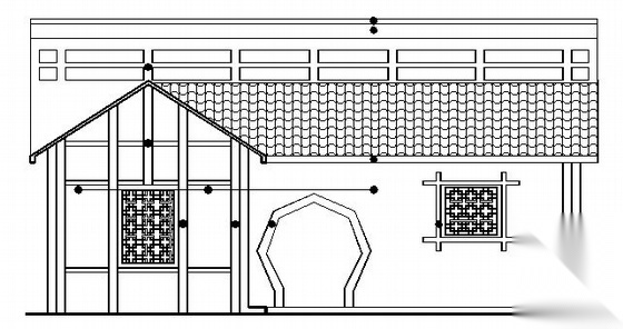 某旅游景点小卖部（带公厕）建筑施工