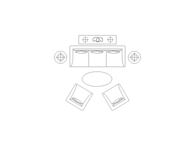 沙发 设计师工装设计必备平面图块