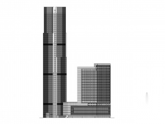 [江西]五十层超五星酒店建筑施工图(289张图纸)