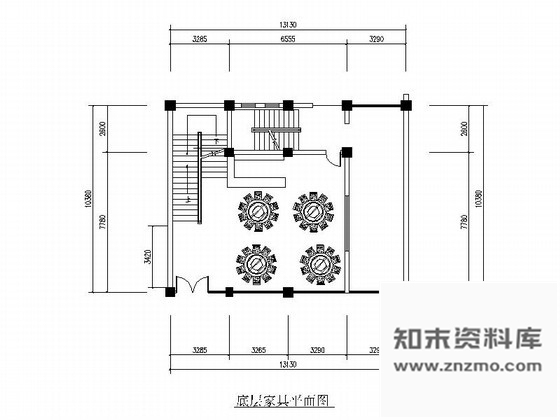 施工图某饭店改造室内装修图