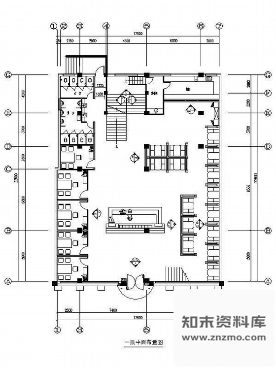 施工图穆斯林风格餐厅空间装修图