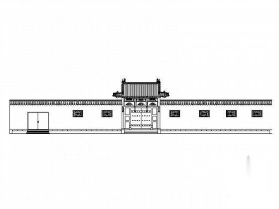 [山西]某仿古建筑四合院建筑施工图