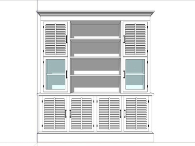 现代实木装饰柜免费 高柜 木材 玻璃