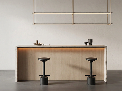 木质吧台柜吧台