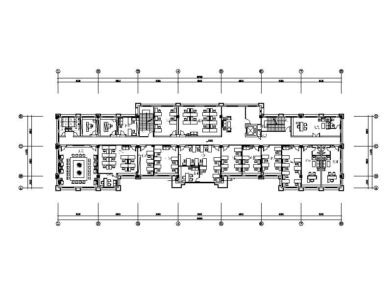 全套简约风格办公楼设计施工图