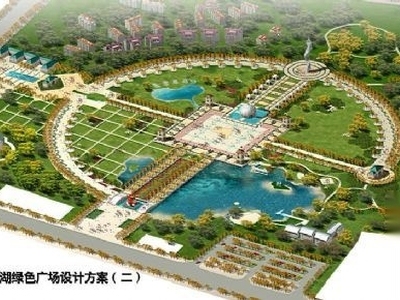 乌鲁木齐南湖绿色广场设计方案