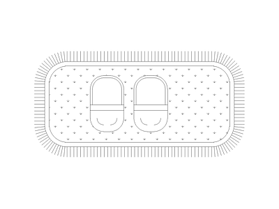 床 现代家具图块别墅家具图块施工图