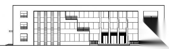 某三层办公楼建筑方案图