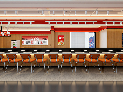 现代快餐店