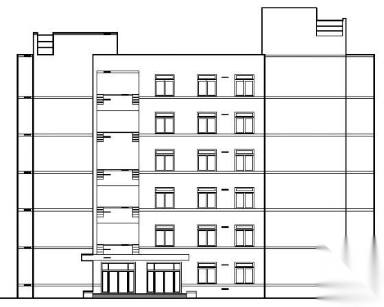 某六层医学院教学楼建筑施工图
