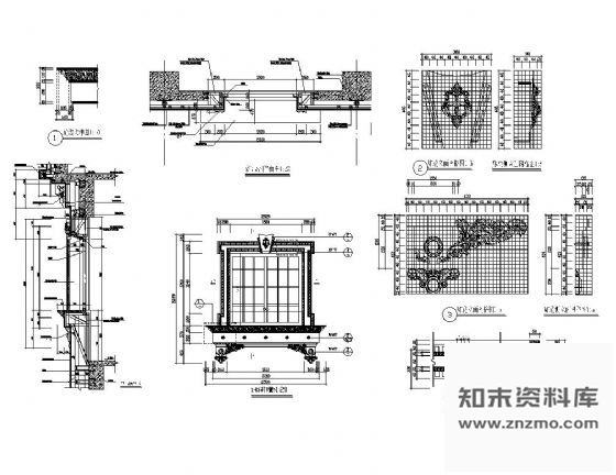 图块/节点欧式建筑窗详图4