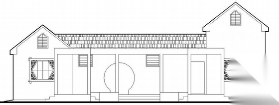 某中式仿古管理房建筑施工图