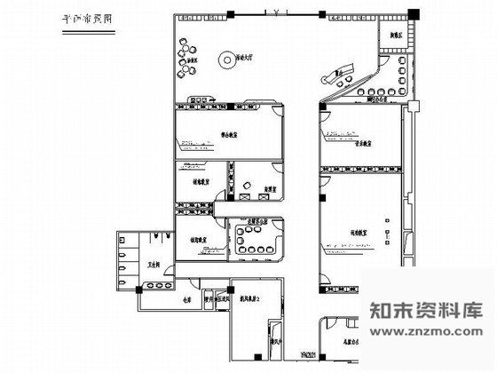 施工图河北全国十大品牌之一现代风格早教中心室内装修施工图