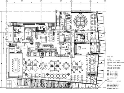 全聚德加拿大温哥华店餐饮室内装修 施工图
