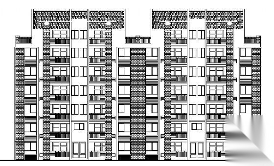 永丰花园住宅楼39栋建筑施工图
