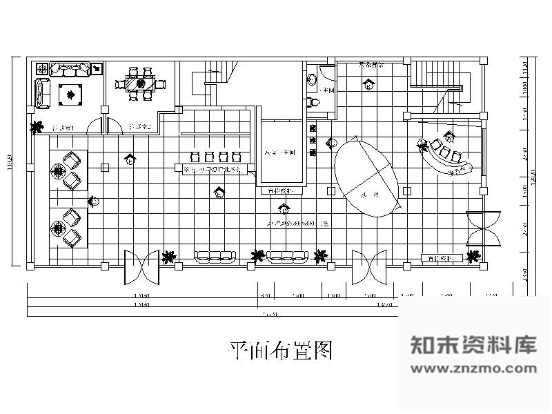 施工图322㎡售楼处设计方案含效果