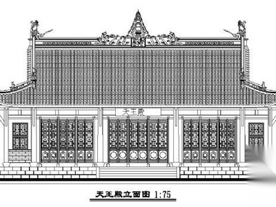某古建寺院建筑修复性规划及设计 古建