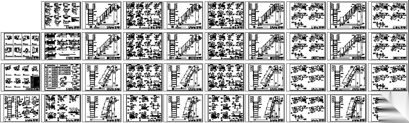 某钢梯节点构造图集