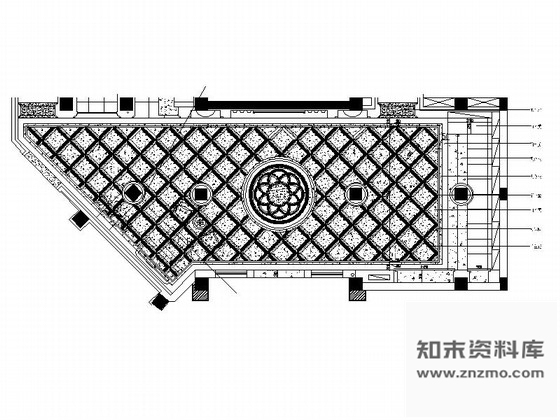 施工图重庆某奢华KTV大厅装修图