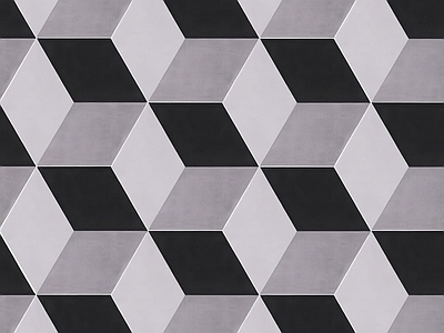 花砖菱形砖六边形地砖三色砖