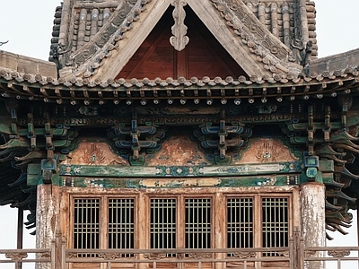 现代街道外景