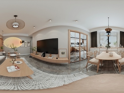 现代室内HDR