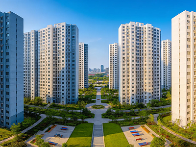 现代小区HDR