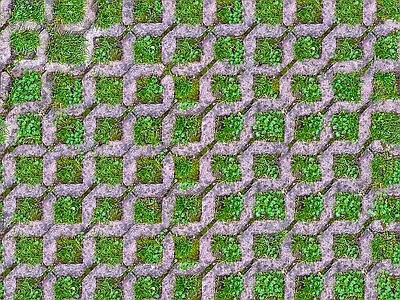 现代植草砖
