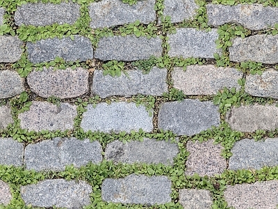 现代植草砖