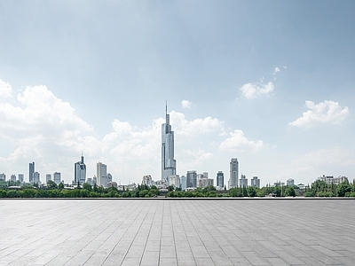 现代城市背景