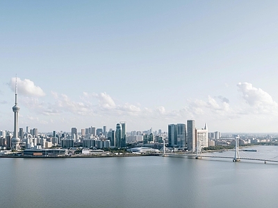 现代城市背景