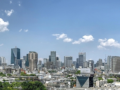 现代城市背景