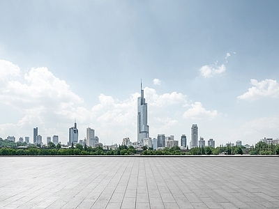 现代城市背景