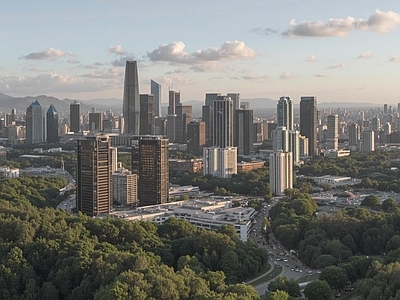 现代城市背景