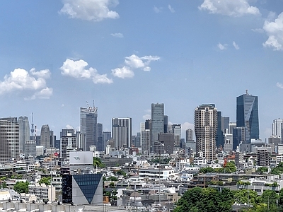 现代城市背景