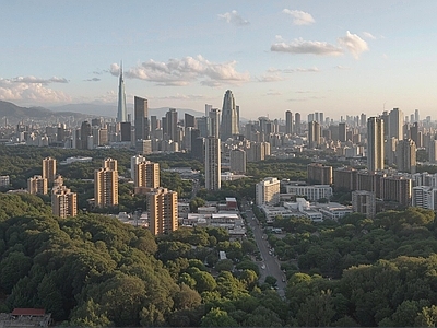 现代城市背景