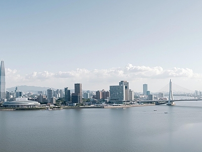 现代城市背景
