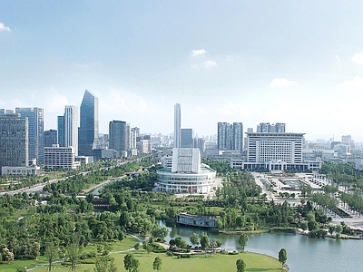 现代城市背景