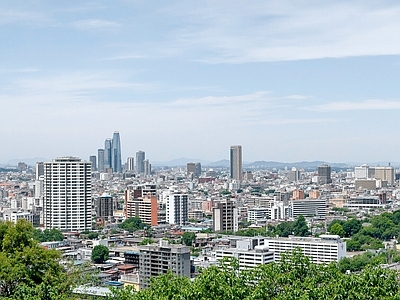 现代城市背景