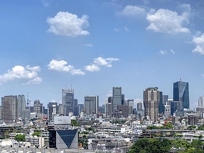 现代城市背景