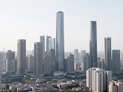 现代城市背景