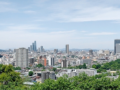现代城市背景