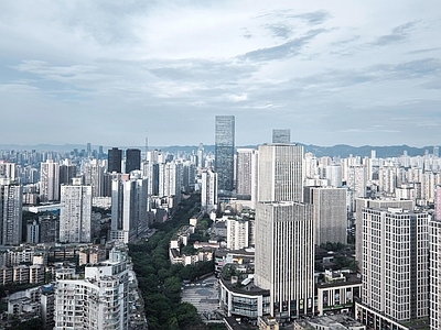 现代城市背景
