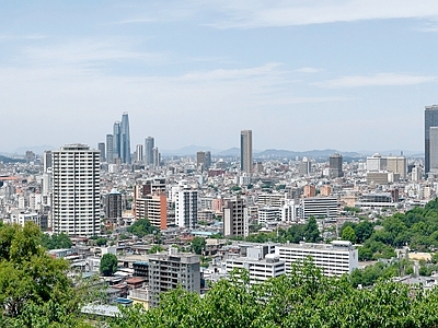 现代城市背景