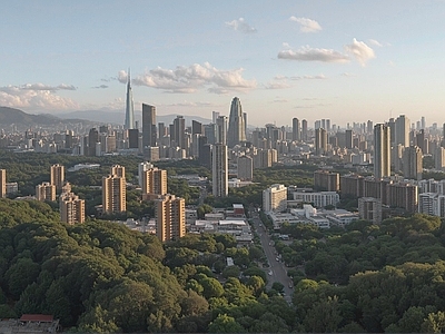 现代城市背景