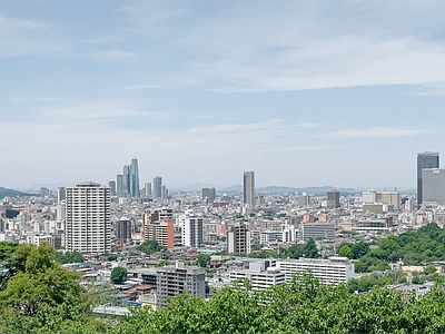 现代城市背景